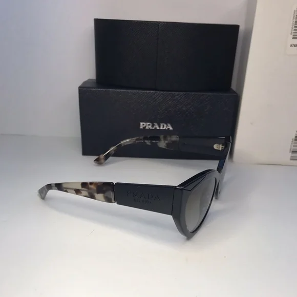 ? Original Prada Grey Gradient Cat Eye Ladies Sunglasses PR  display picture 3
